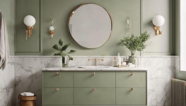 Transformez votre salle de bain avec un meuble vert sauge